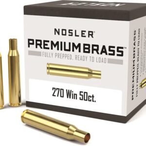 Nosler Custom Brass 270 Winchester Box of 50